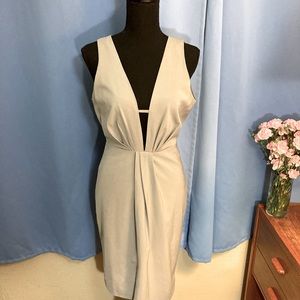 Gorgeous, gray/green Sugar + Lips figure hugging dress